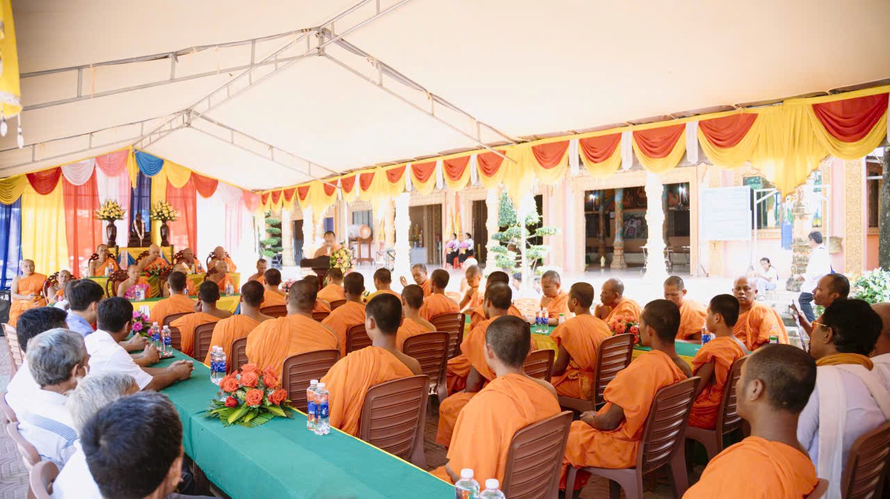 Lễ khởi công xây dựng chánh điện chùa Can Snom