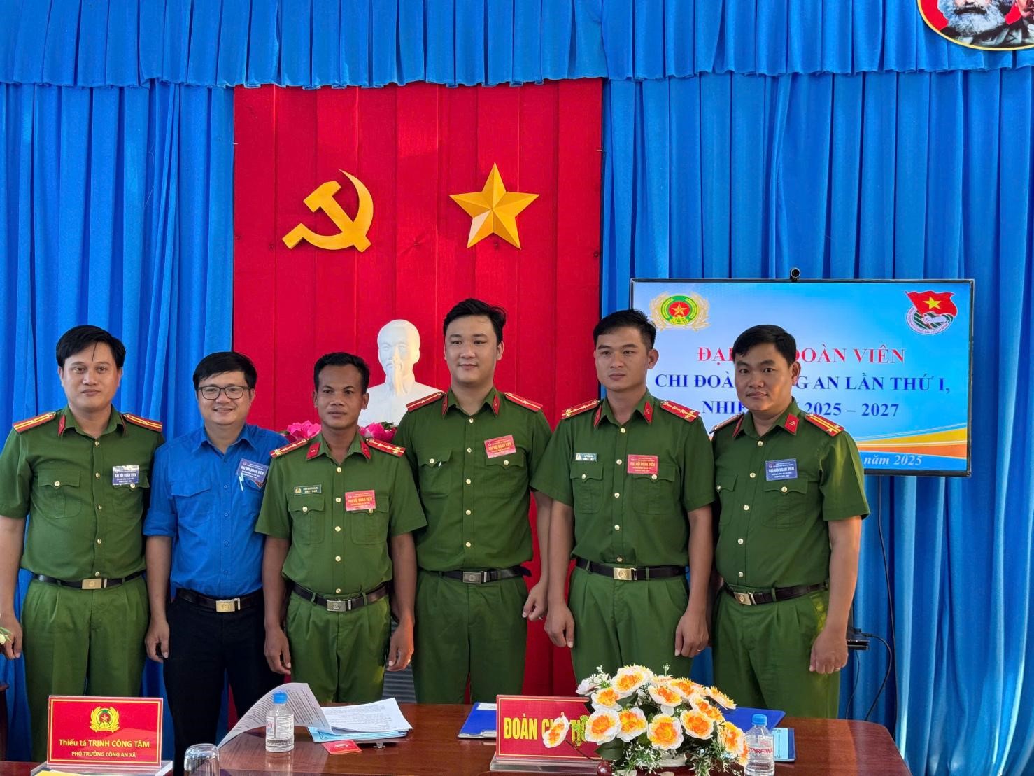  Chi đoàn Công an xã Nhị Trường tổ chức Đại hội Đoàn viên 
lần thứ I, nhiệm kỳ 2025 - 2027