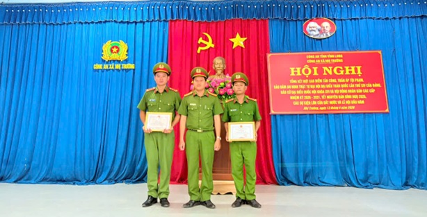 Công an xã Nhị Trường tổ chức hội nghị tổng kết đợt cao điểm tấn công, trấn áp tội phạm, bảo đảm an ninh trật tự dịp Tết Nguyên đán 2026.